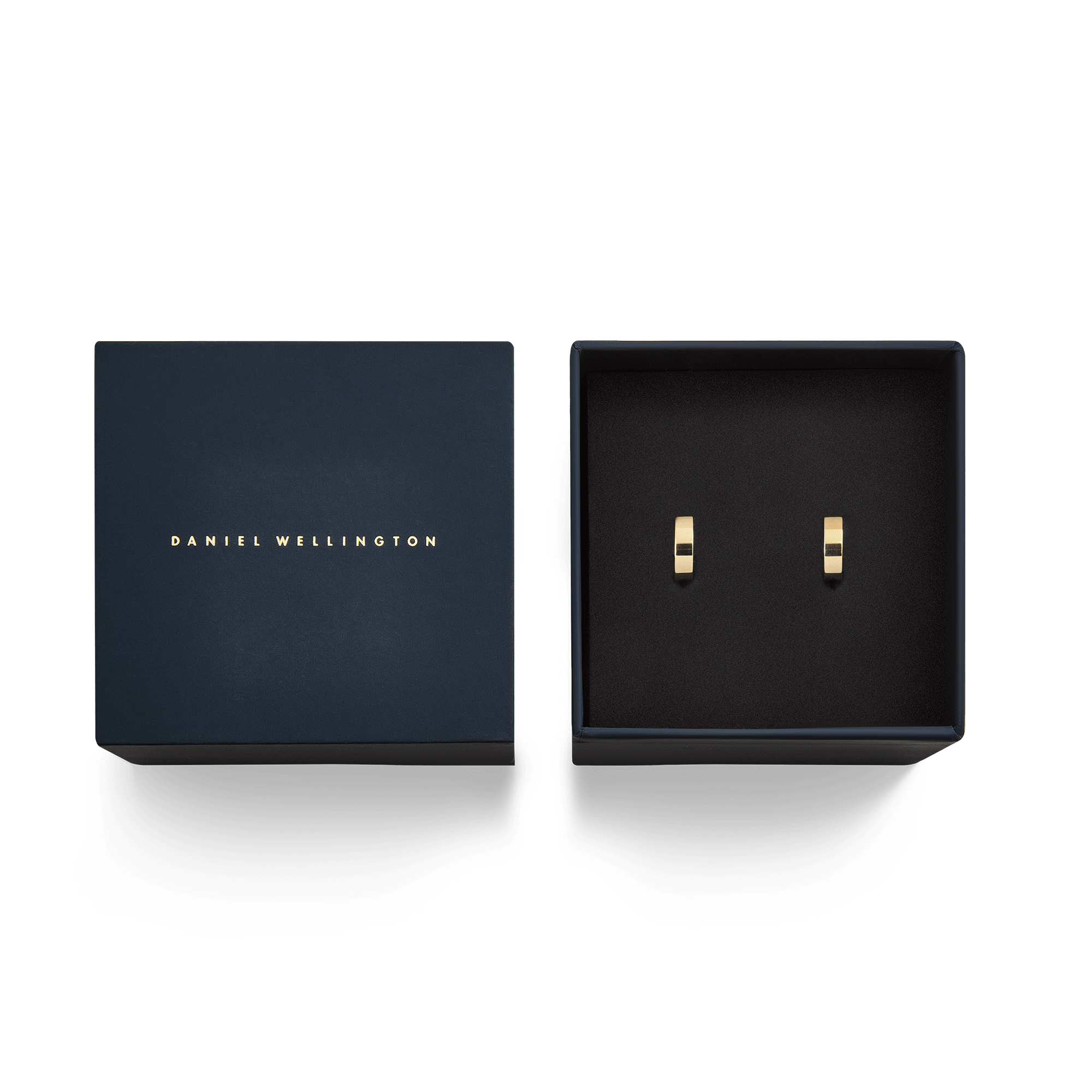 Daniel Wellington Line Earrings Polished Gold 3.5mm