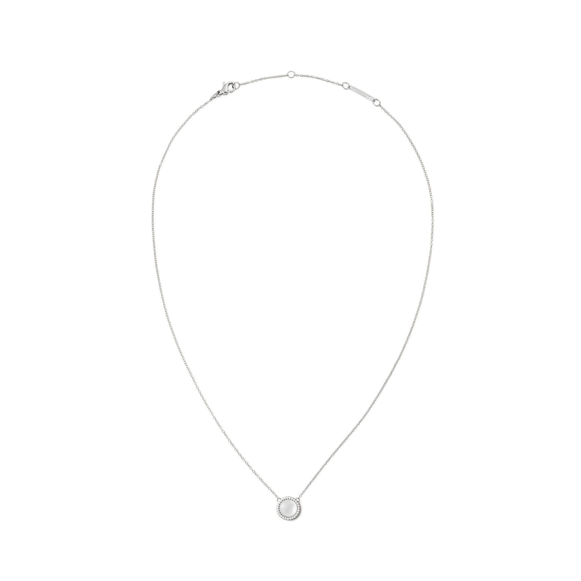 Daniel Wellington Audrey Necklace Mother of Pearl Silver
