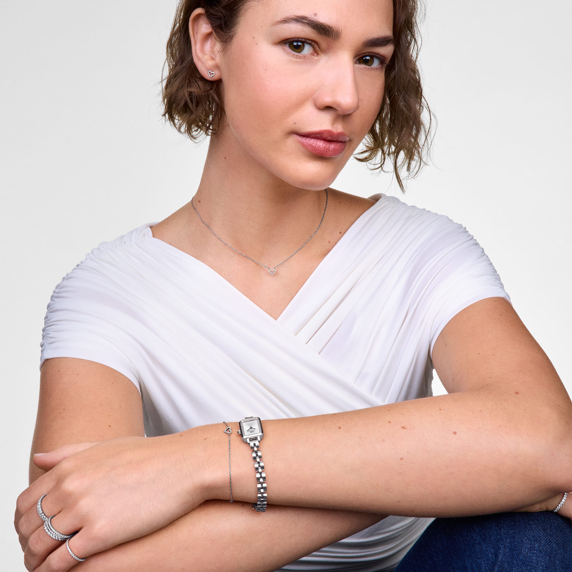 Daniel Wellington Mirelle Heart Necklace Silver