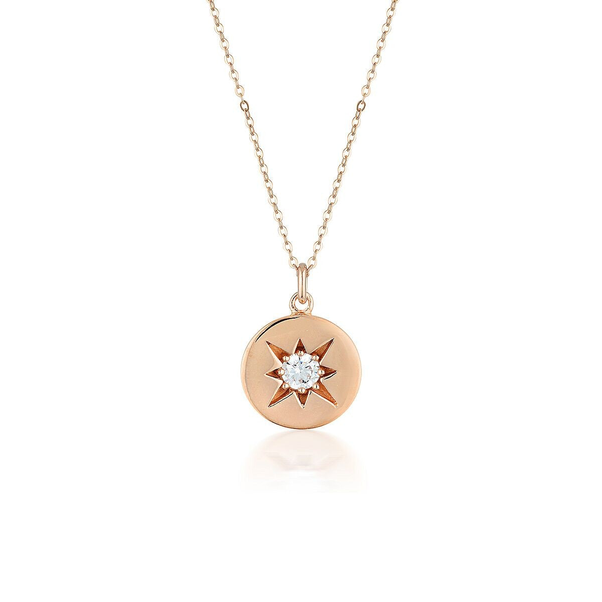Stellar Lights Rose Gold Pendant