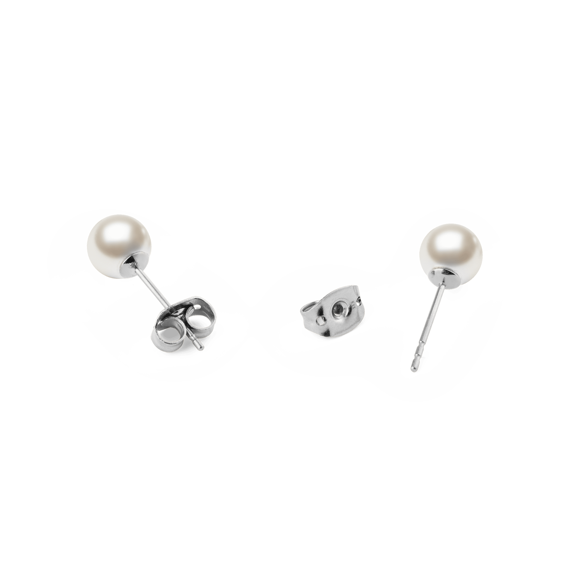 Daniel Wellington Pearl Stud Earring Silver